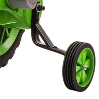 HOMCOM Moto da Cross Elettrica per Bambini con Rotelle, in PP e Metallo, 106.5x51.5x68 cm, Verde(m-16)