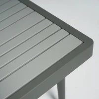 Outsunny Thee-Piece 'L' Rattan Sofa Set - Grey(m-12)