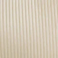 HOMCOM 3-Zitsbank met Sierkussens, Corduroy Sofa voor Woonkamer, Slaapkamer, 212 cm Breed, Crèmewit(m-10)