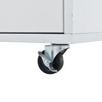 Extendable Lift-Top Coffee Table with Two Lift-Up Tabletops and Castors, Space-Saving Dining Table with four drawers, 100L x 50W x 47.5H cm, White(m-13)