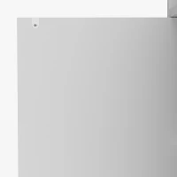HOMCOM Slim Bedside Table Set of 2, Narrow Bedside Cabinet with Open Cubbies and Cupboard for Bedroom Living Room, White(m-11)