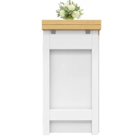 Extendable Sideboard and Dining Table Combo with Storage, Space-Saving Kitchen Island for Small Flats, 180L x 80W x 75H cm, White(m-8)
