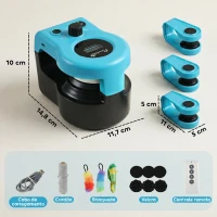 PawHut Brinquedo Automático/Controlado por Controle Remoto para Gatos com Velocidade Ajustável e Pistas Personalizáveis Preto(m-3)