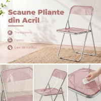 HOMCOM scaun pliabil scaun economisitor de spațiu(m-4)