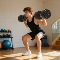 HOMCOM Juego de Mancuernas de 25 kg 2 en 1 de Dumbbell con Barras Conexión y Barra de Extensión Entrenamiento de Fuerza y Levantamiento de Pesas Negro(m-2)