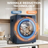 HOMCOM 5 kg Compact 40-60℃  Tumble Dryer Blue(m-6)