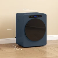 HOMCOM 5 kg Compact 40-60℃  Tumble Dryer Blue(m-3)
