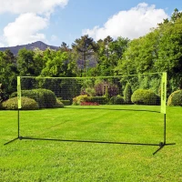 SPORTNOW 4m Badminton Net, Height Adjustable Outdoor Sports Net, with Carry Bag, for Tennis, Pickleball, Volleyball(m-10)
