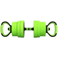 SPORTNOW Juego de Mancuernas Ajustables 30 kg 4 en 1 como Kettlebell Barra Mancuernas Soporte para Flexiones para Gimnasio Casa(m-1)