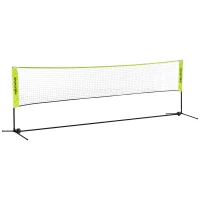SPORTNOW 4m Badminton Net, Height Adjustable Outdoor Sports Net, with Carry Bag, for Tennis, Pickleball, Volleyball(m-1)