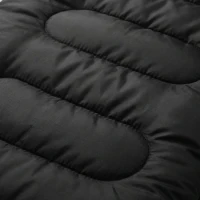 Outsunny Sleeping Bag for Adults, Lightweight & Compact Sleeping Bag, 3 Seasons, Black(m-10)