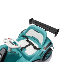 Kinder-Elektroauto, einstellbare Vor-/Rückfahrt und zwei Geschwindigkeitsstufen, 81x50.5x45 cm, Grün(m-17)