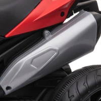 AIYAPLAY Kids Electric Motorcycle Ride-On Toy, 3-Wheel Battery-Operated Motorbike with Horn, Toddler Ride On Bike, Red(m-12)