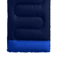 Outsunny Sleeping Bag for Adults, Lightweight & Compact Sleeping Bag, 3 Seasons, Navy Blue(m-11)