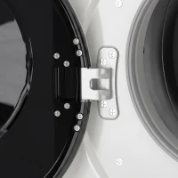 HOMCOM Mini Secadora Portátil 4,8 kg 1020W Calentamiento PTC Temporizador Blanca(m-7)