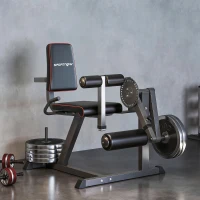 SPORTNOW Machine d'extension de jambe, étirement des jambes, capacité 120 kg, multifonction 100 x 90 x 105 cm acier noir(m-2)
