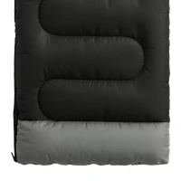 Outsunny Sleeping Bag for Adults, Lightweight & Compact Sleeping Bag, 3 Seasons, Black(m-11)
