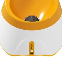 PawHut Automatic Dog Ball Launcher with 5 ETPU Balls 5.8 cm, 3 Distance Settings 6/10/14 m, Orange(m-13)