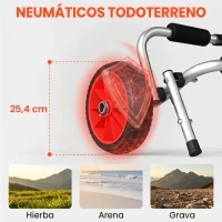Outsunny Carro de Transporte Kayak Plegable Barco Canoa Carrier Remolque Carretilla Carga 70kg con Ruedas Portacanoas 62x35x30cm(m-5)