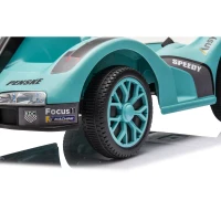 Kinder-Elektroauto, einstellbare Vor-/Rückfahrt und zwei Geschwindigkeitsstufen, 81x50.5x45 cm, Grün(m-19)