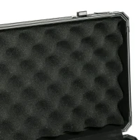 SPORTNOW Set Poker con 500 Fiches, 2 Mazzi di Carte, 5 Dadi, Pulsanti e Valigetta Protettiva in Alluminio Nero(m-7)