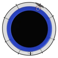 Trampolin Outdoor, verstärkten Beintraversen, doppelt gepolstertem Sicherheitsnetz, 366x366x256 cm, Blau(m-7)