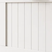 HOMCOM Mueble Zapatero 3 Cajones Abatibles Estantes Regulables Estrecho Blanco(m-9)