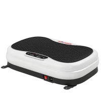 SPORTNOW Plataforma Vibratoria con 50 Velocidades 3 Programas Pantalla LED Mando a Distancia Bandas Elásticas Ejercicio en Casa(m-1)