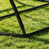 SPORTNOW Football Rebounder Net, Portable Kickback Football Rebounder Net with Carry Bag and Ground Stakes(m-11)