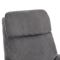 HOMCOM Sillón Relax Eléctrico Reclinable con Función Cama 2 Motores Giratorio Sillón TV con Puerto USB(m-8)