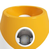 PawHut Automatic Dog Ball Launcher with 5 ETPU Balls 5.8 cm, 3 Distance Settings 6/10/14 m, Orange(m-12)