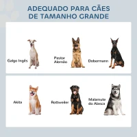 PawHut Comedouro Elevado para Cães com 2 Tigelas de Aço Inoxidável e Espaço de Armazenamento Oculto 60x30x41 cm Castanho Escuro(m-4)