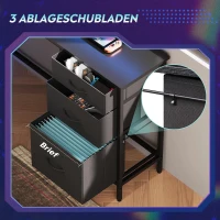 L-förmiger Gaming-Eckschreibtisch, stabiler Metallrahmen mit Holzplatte, 142x118x74.7 cm, Schwarz(m-6)