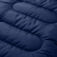 Outsunny Sleeping Bag for Adults, Lightweight & Compact Sleeping Bag, 3 Seasons, Navy Blue(m-10)