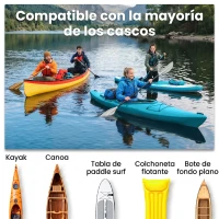 Outsunny Carro de Transporte Kayak Plegable Barco Canoa Carrier Remolque Carretilla Carga 70kg con Ruedas Portacanoas 62x35x30cm(m-4)