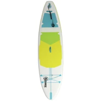 Outsunny Prancha de Paddle Surf Insuflável 320 cm com Superfície Antiderrapante Remo de Alumínio Ajustável Quilha Bomba e Mochila(m-1)