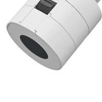 SPORTNOW Set de 2 haltères ensemble musculation disques poids réglables en acier et boîte de rangement 2 x 2,5 kg blanc(m-13)