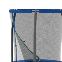 SPORTNOW 6ft Trampoline with Safety Enclosure Net, Steel Frame Outdoor Trampoline, with Edge, Safety Cover(m-12)