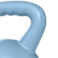 SPORTNOW Kettlebell for Strength Training Kettle Bell with Non-Slip Handle 6 kg Blue(m-12)