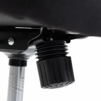 HOMCOM Silla de Oficina Ergonómica, Sillón de Malla, Reposabrazos Abatibles, Altura Ajustable, Función de Inclinación, Negra(m-10)