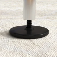 HOMCOM Barra de Gimnasia para Niños Altura Ajustable en 5 Niveles y Anillos Entrenamiento de Gimnasia Plegable en Casa Púrpura(m-9)