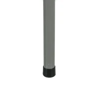 Outsunny Table ronde de jardin pliante Ø122 cm peut accueillir 6 personnes pour évènement, structure métal, plateau HDPE(m-12)