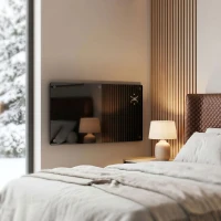 HOMCOM 1500W 5-35℃ Smart Control Heater - Black(m-14)