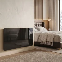 HOMCOM 1500W 5-35℃ Smart Control Heater - Black(m-2)