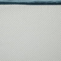 HOMCOM Sofá Cama Dobrável 3 em 1 Poltrona 1 Lugar Conversível em Veludo Canelado Bolsos Laterais Travesseiro Azul(m-6)