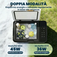 Outsunny Frigorifero Portatile da 30L con Compressore e Controllo App, Nero(m-5)