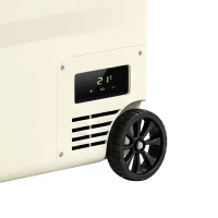 Outsunny 42.5L Compressor Car Fridge Freezer, Camping Refrigerator with App Control, 20℃-20℃(m-12)