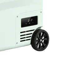 Outsunny Réfrigérateur de Voiture à Compression 42,5 L avec Contrôle via Application, -20 °C à 20 °C, Vert(m-14)