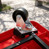 AIYAPLAY 24V Electric Go Kart for Kids with Drift Mode, 300W Brushless Motor, Soft Start and Dual Speed for Ages 6-10, Red(m-9)