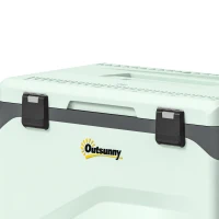 Outsunny Réfrigérateur de Voiture à Compression 42,5 L avec Contrôle via Application, -20 °C à 20 °C, Vert(m-12)